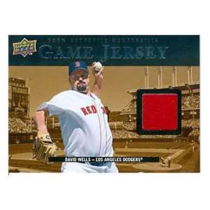  David Wells Boston Redsox Baseball Jersey Card Sports 