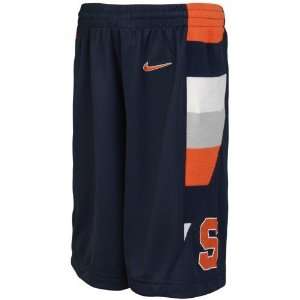  Nike Syracuse Orange Youth Navy Blue Replica Basketball Shorts 