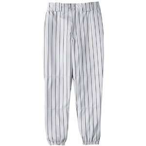   Pinstripe Baseball Pants White/Scarlet Size Large