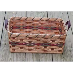    Amish Handmade Small Rectangular Fruit Basket 