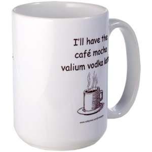 CAFE MOCHA Funny Large Mug by 