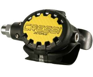 Cressi Ellipse Octopus with Yellow Hose  