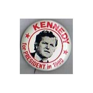  Kennedy for President 1980 Button 