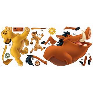 The Lion King Giant Wall Decals Kids Movies Sticker  