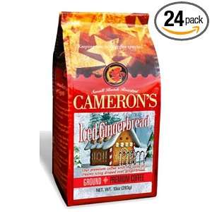CAMERONS Ground Coffee, Iced Gingerbread, 1.75 Ounce (Pack of 24)