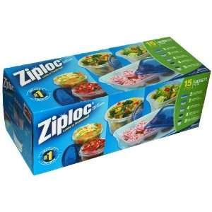 com Ziploc Container, 15 Variety Cups and Lids (#1 Selling Containers 