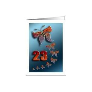  butterfly birthday 23 years old Card Toys & Games