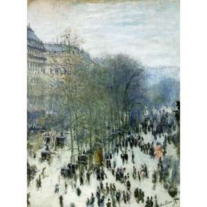 Oil Painting Reproductions, Art Reproductions, Claude Monet, Boulevard 