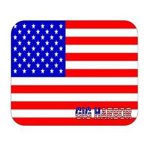  US Flag   Gig Harbor, Washington (WA) Mouse Pad 