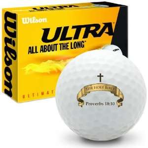  Proverbs 18 10   Wilson Ultra Ultimate Distance Golf Balls 