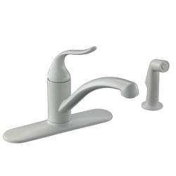 Kohler K 15072 P 0 White Coralais Decorator Kitchen Sink Faucet With 