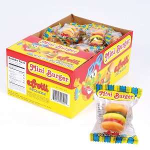 Gummy Burger Candy (60 pc) Grocery & Gourmet Food
