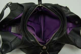 Coach 14336 Black Leather Madison Maggie Shoulder Bag Purse $358 SALE 