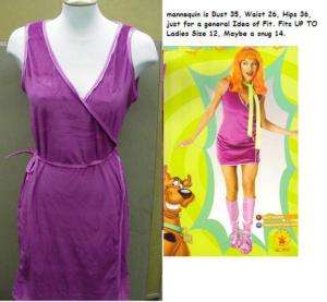DAPHNE from Scooby Doo Dress and Wig Adult Costume  