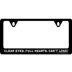  Friday Night Lights Panthers Clear Eyes License Plate 