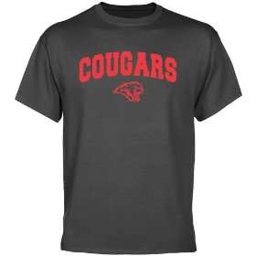  Houston Cougars T Shirt  Houston Cougars Charcoal Logo 