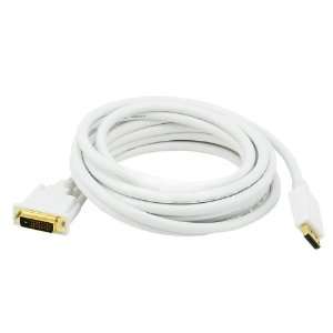  DisplayPort Male to DVI Male 28AWG Cable (Gold Plated 