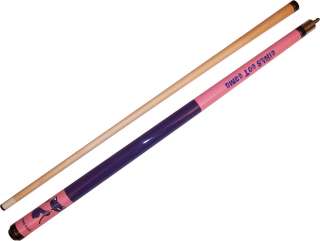 Players 52 Pink Kitty Girls/Kids/Youth Pool Cue Stick  