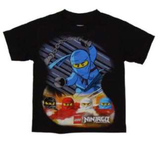  Lego Ninjago Jay the Blue Ninja 4 Profile Boys T shirt 