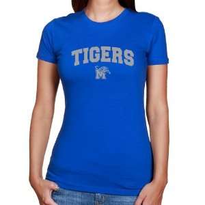  Memphis Tigers T Shirt  Memphis Tigers Ladies Royal Blue 