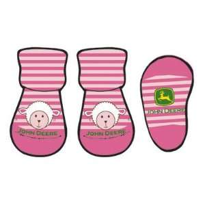  Infant Pink Lamb Bootie Socks Baby
