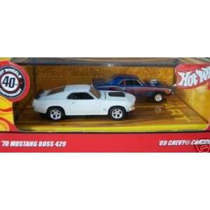   Mustang Boss 429 & 69 Chevy Camaro 164 Scale Collectible Die Cast