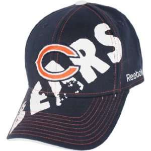 Mens Chicago Bears Team Primary Color Structured Adjustable Baseball 