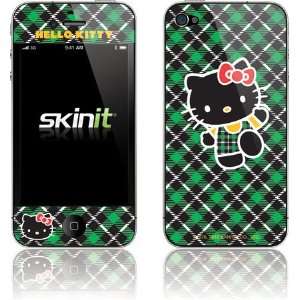  Hello Kitty Green Plaid skin for Apple iPhone 4 / 4S 