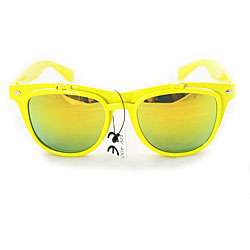 Womens Yellow Glassy Fashion Sunglasses  