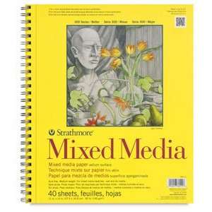   Mixed Media Pads   11 times; 14, Mixed Media Pad, 40 Sheets Arts