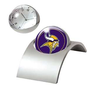   Vikings NFL Spinning Desk Clock 