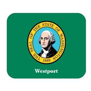  US State Flag   Westport, Washington (WA) Mouse Pad 