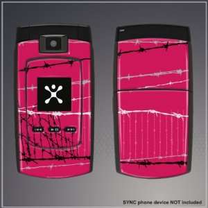    Samsung Sync pink barbed wire Gel skin sy g30 