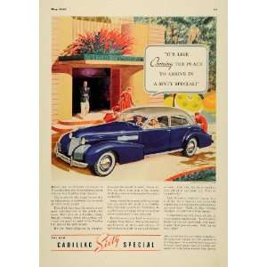  1939 Ad Rare Antique Cadillac Sixty Special Automobile 