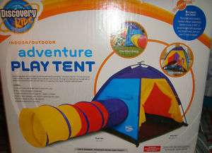 Discovery Kids Adventure Play Tent Indoor Outdoor Tunne  