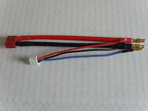   2s hardcase battery harness with jst xh connectors 12 gauge  