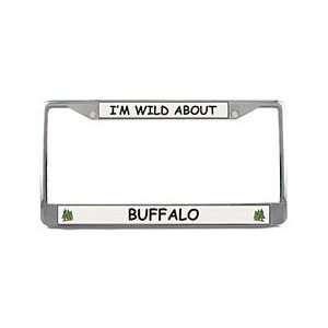  Buffalo License Plate Frame (Chrome) Patio, Lawn & Garden