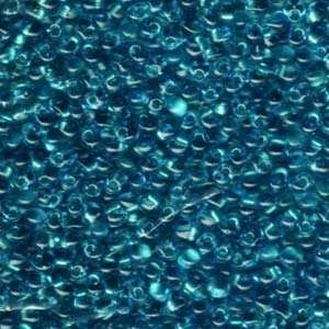  Aqua Green Transparent Matte Miyuki 3.4mm Fringe Seed Bead 
