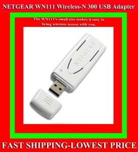 NETGEAR WN111 RangeMax Wireless N N300 USB Adapter  