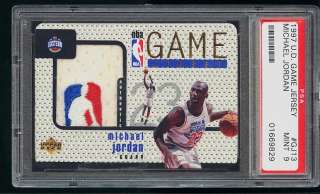   UD Game Jersey Michael Jordan NBA PATCH #GJ13 PSA 9 MINT (PWCC)  