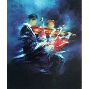  Les Violons by Victor Spahn, 24x27