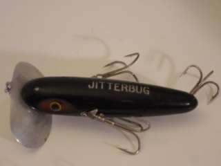   Wood and Metal Jitterbug Lure; Antique Fishing Tackle; Fred Arbogast