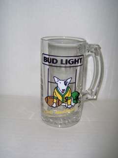Bud Light Spuds Mackenzie Football Beer Mug  