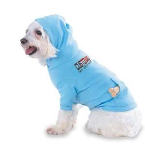   FEET Hooded (Hoody) T Shirt with pocket for your Dog or Cat MEDIUM Lt