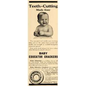   Baby Teething Cereal Crackers   Original Print Ad