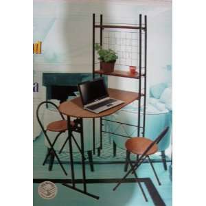  Office Table & Chair Set (Includes Desk & 2 Chairs 