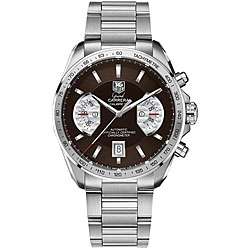 Tag Heuer Mens Grand Carrera Brown Automatic Chronograph Watch 