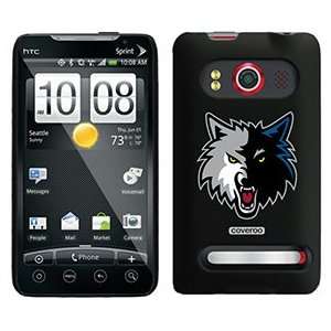   Timberwolves Snarling on HTC Evo 4G Case  Players & Accessories