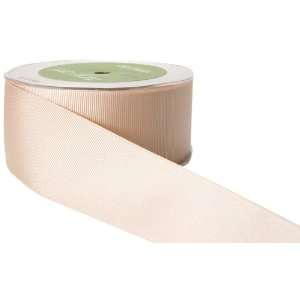  May Arts 3/4 Inch Wide Ribbon, Champagne Grosgrain Arts 