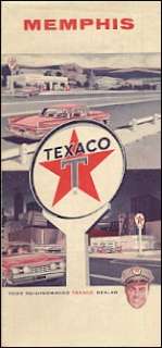 co road map memphis oakville tennessee handsome fold out texaco street 